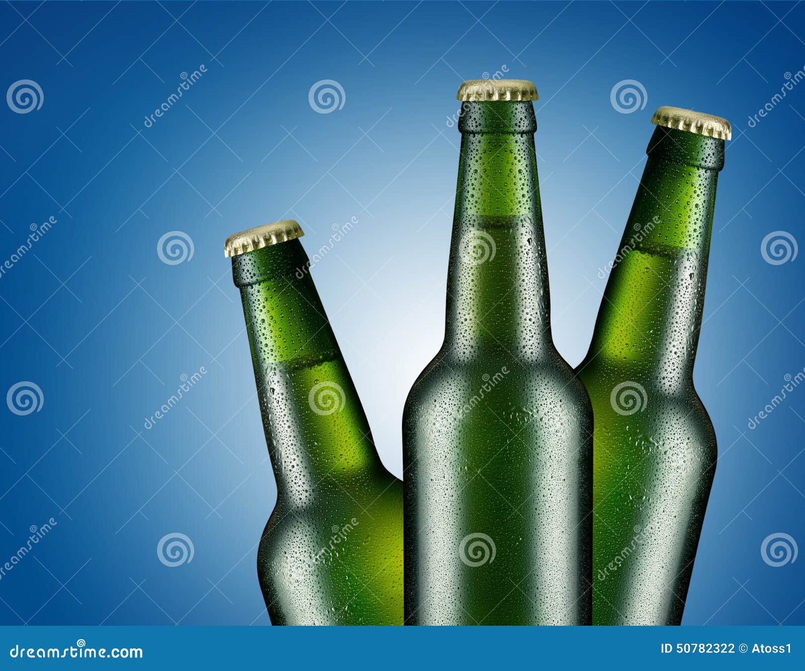 Beer stock photo. Image of beer, bottle, blue, condensate 50782322