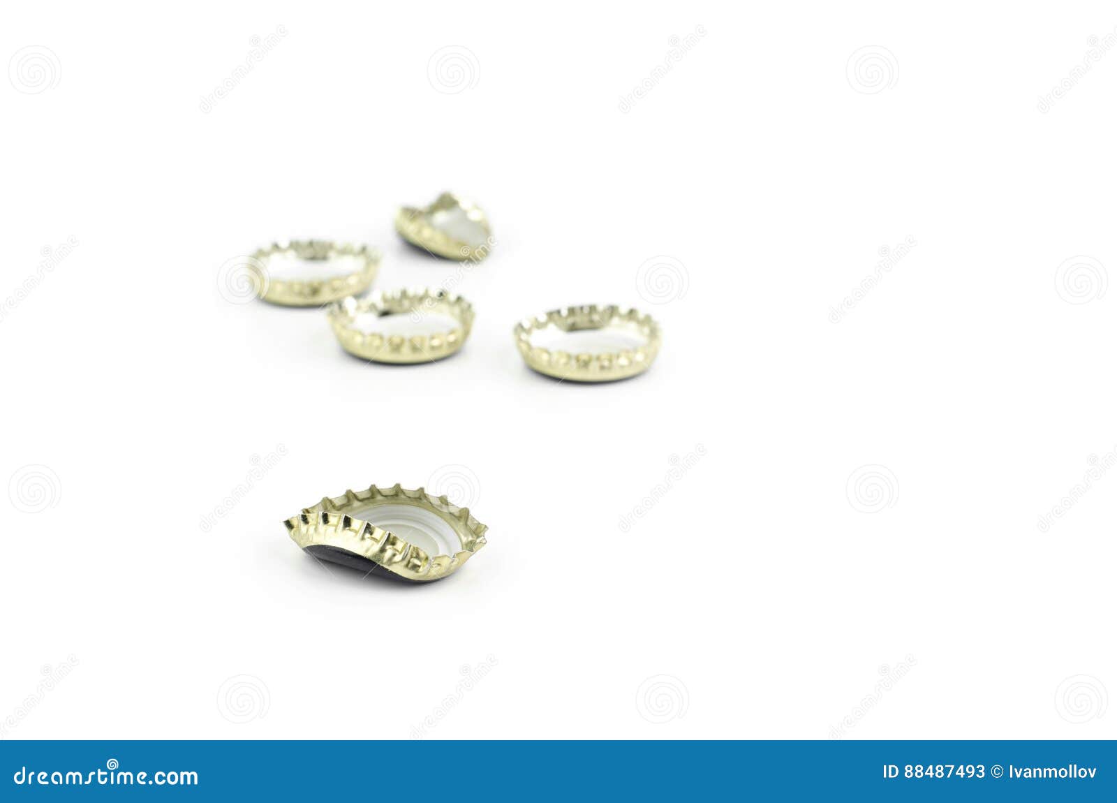 Beer Bottle Caps stock image. Image of open, metal, cover 88487493