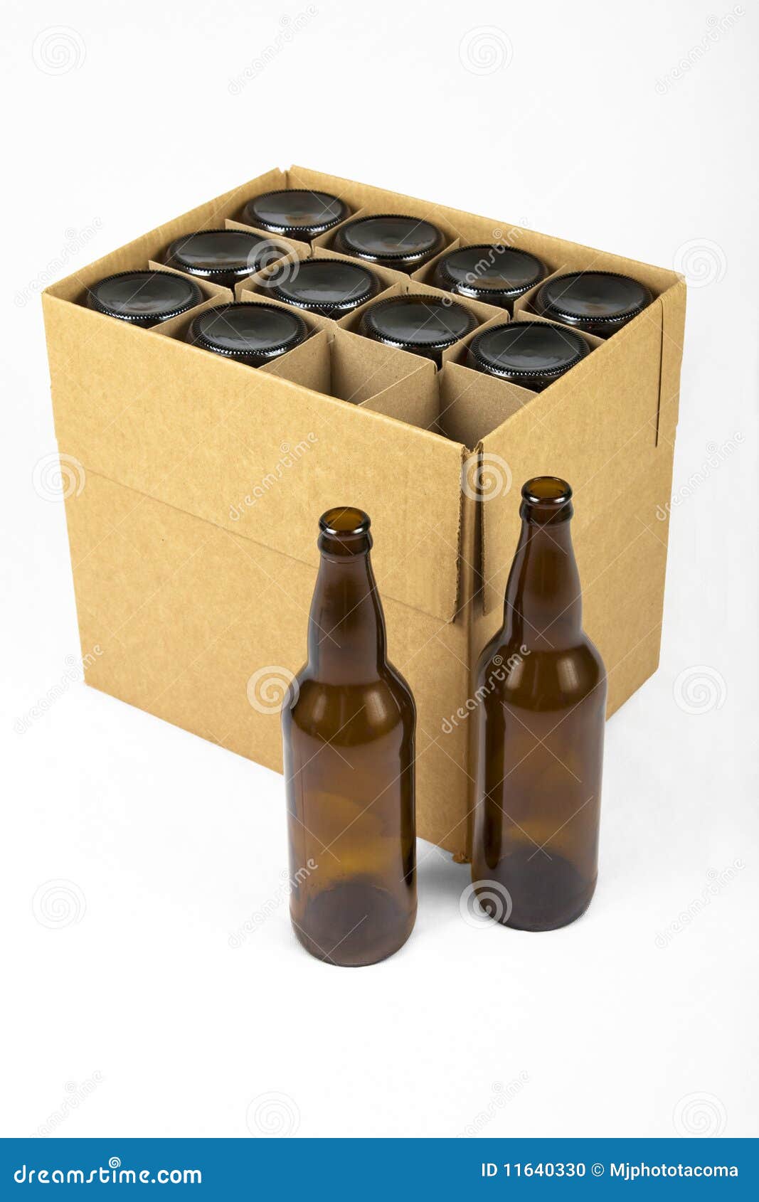 Beer Bottles In A Box Stock Photo Image 11640330