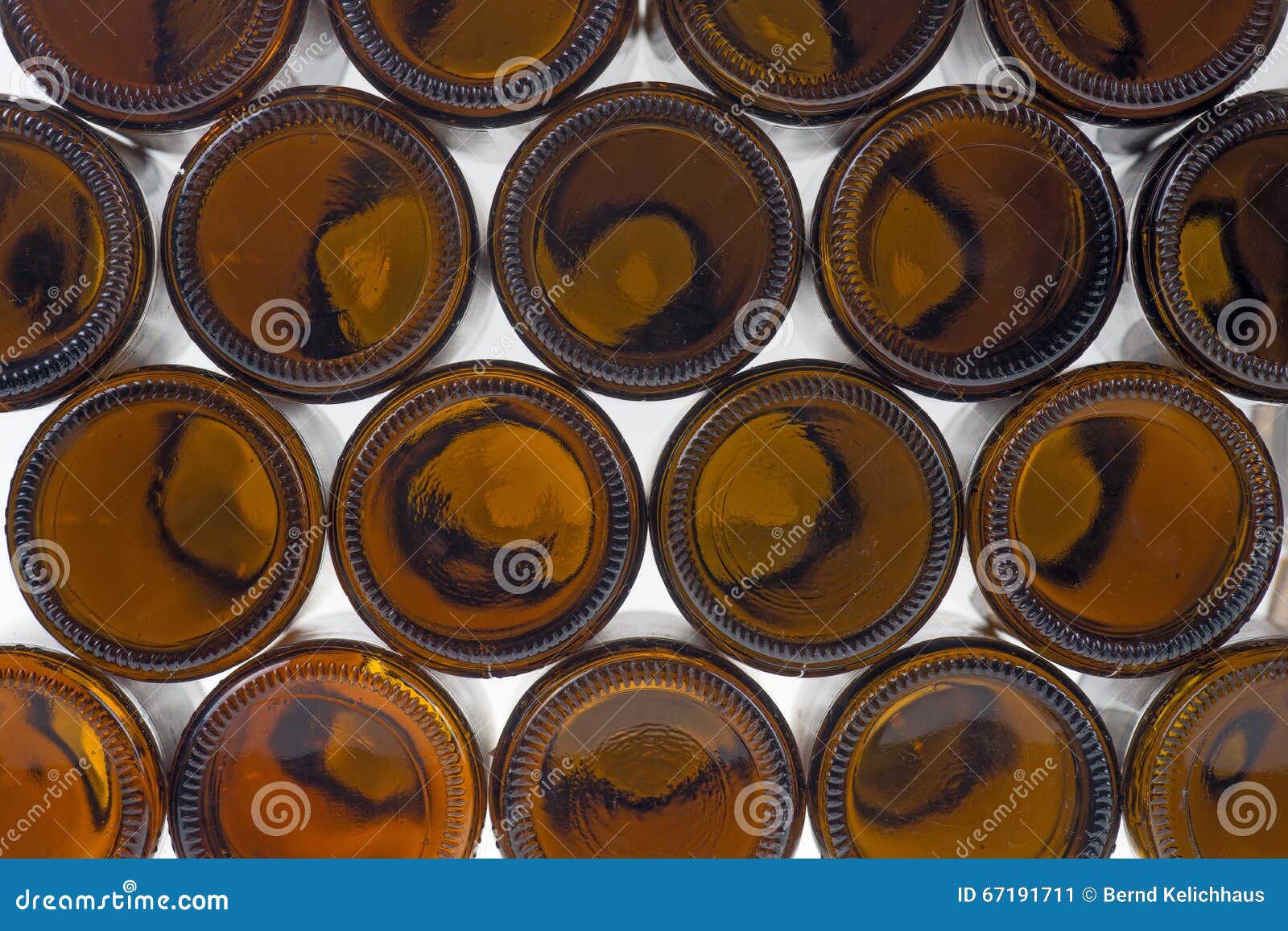 Beer Bottles of Brown Glass Background Stock Image Image of colorful