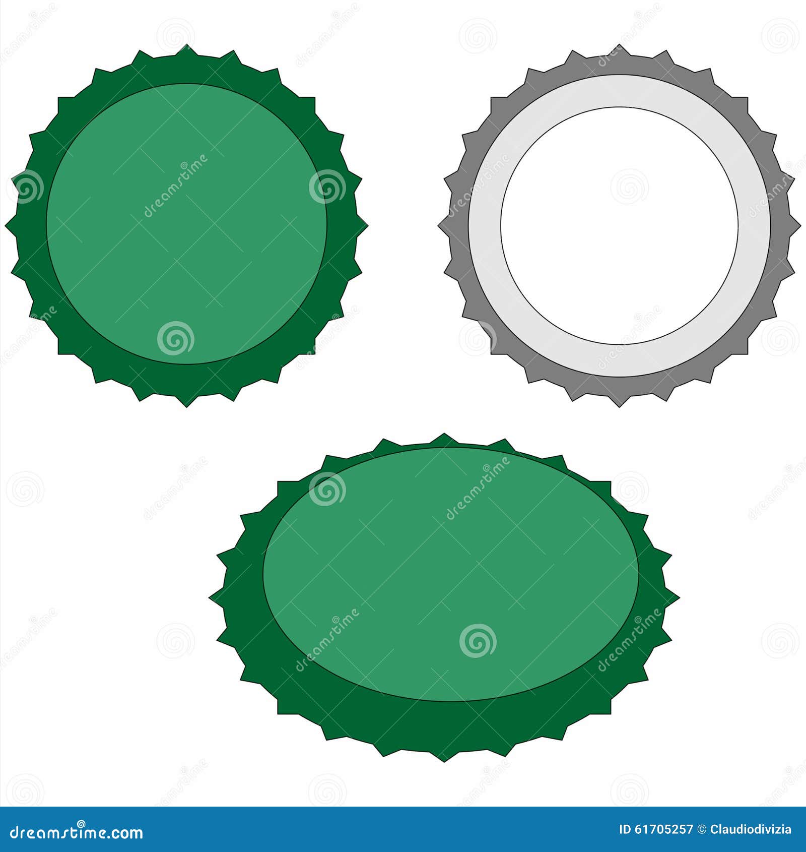 Beer cap stock illustration. Illustration of drawing 61705257