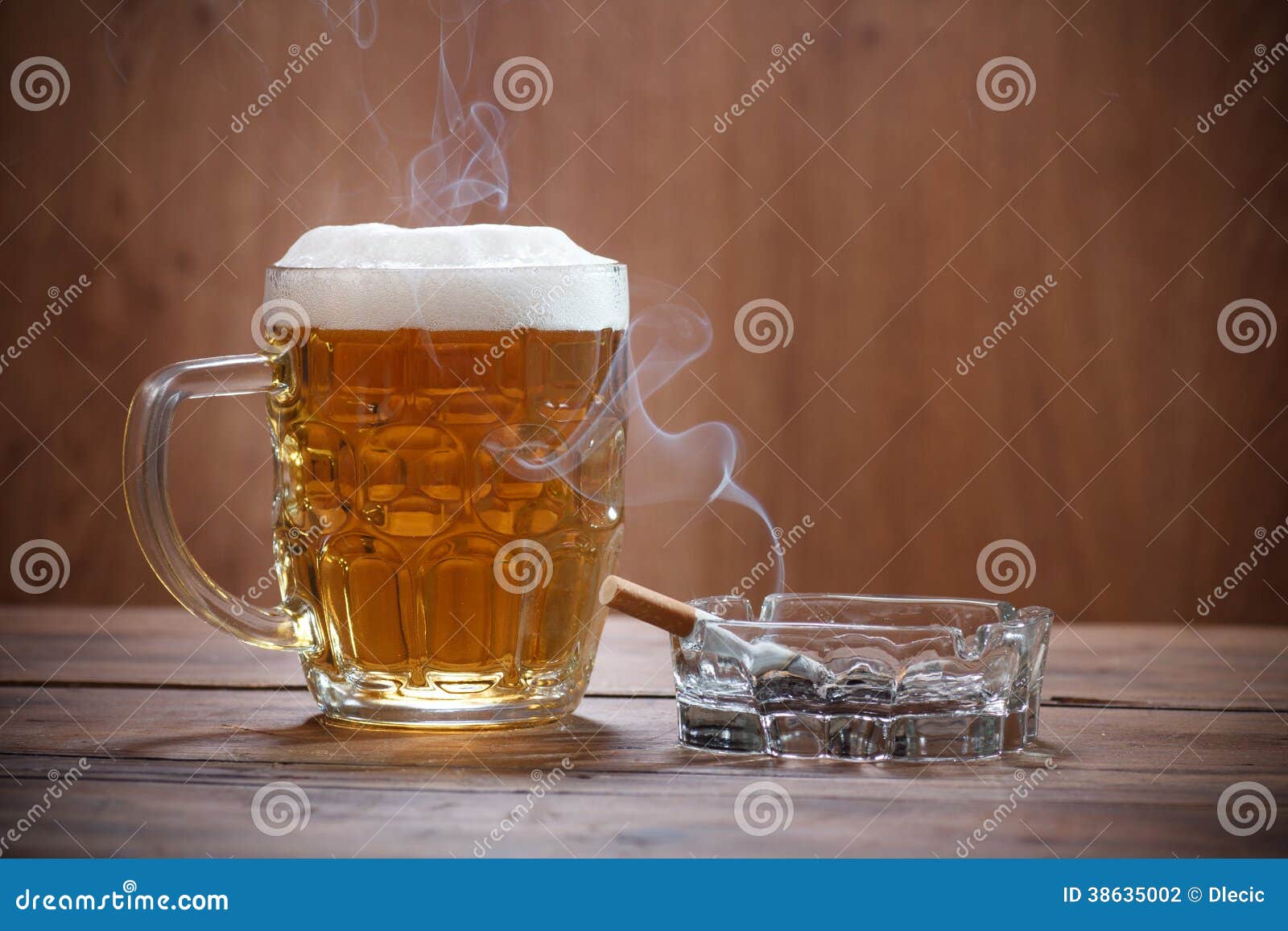 Beer and cigarette stock photo. Image of drugs, smoke 38635002