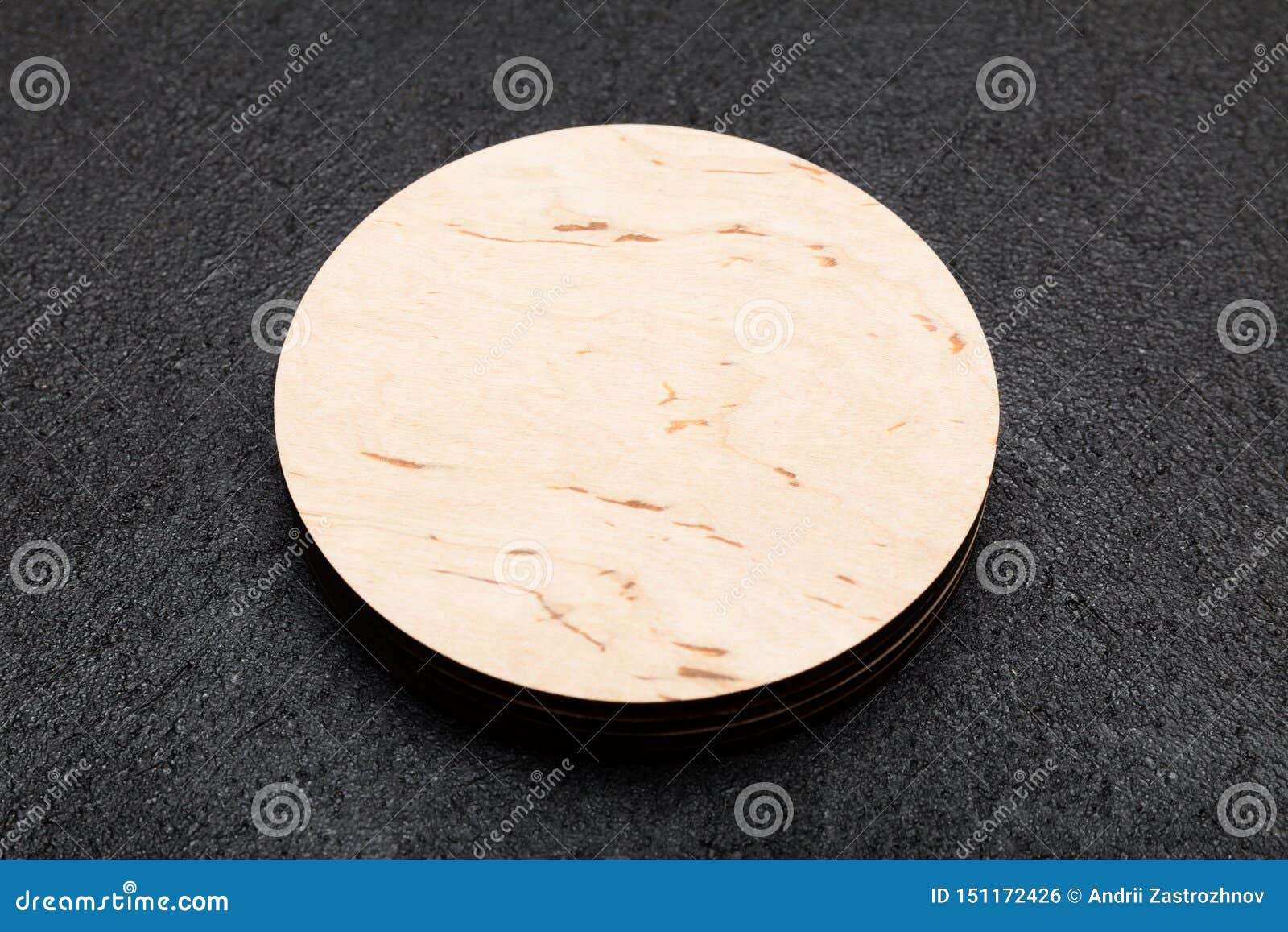 Download Beer Coaster Mockup, Beverage Circle Accessory Stock Photo ...