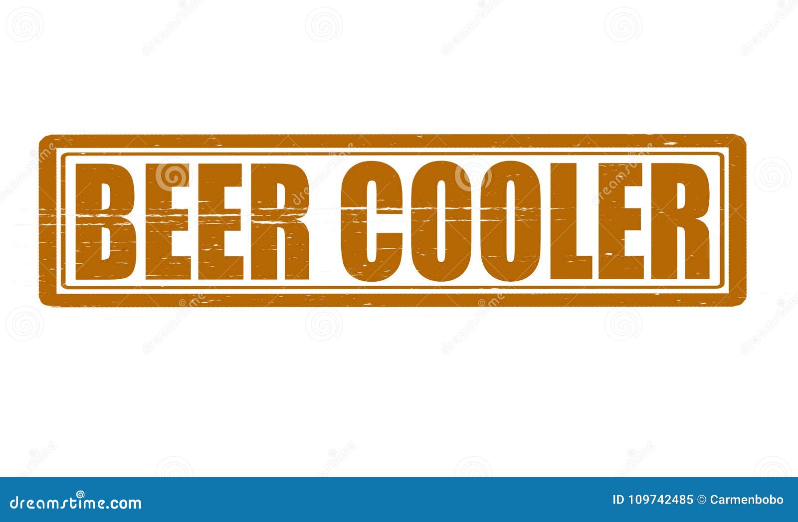 Beer cooler stock illustration. Illustration of symbol 109742485