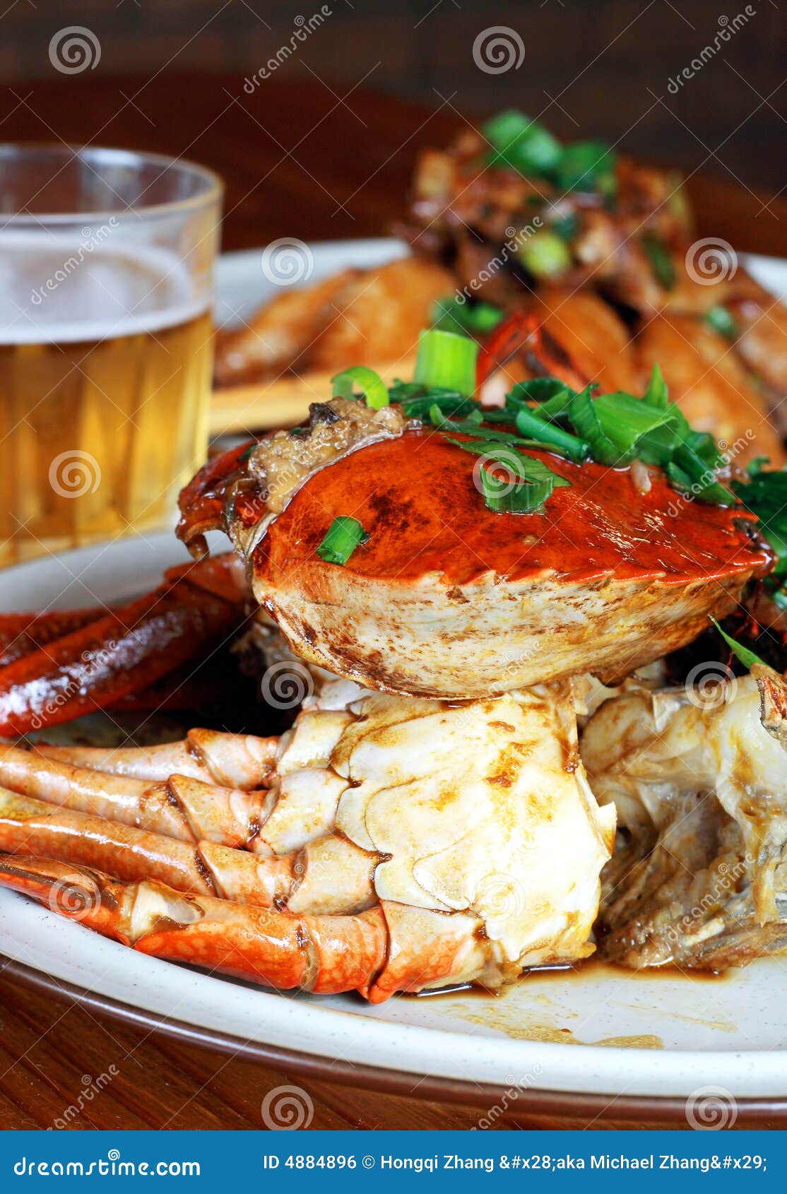 Beer and crab stock photo. Image of family, china, feet 4884896