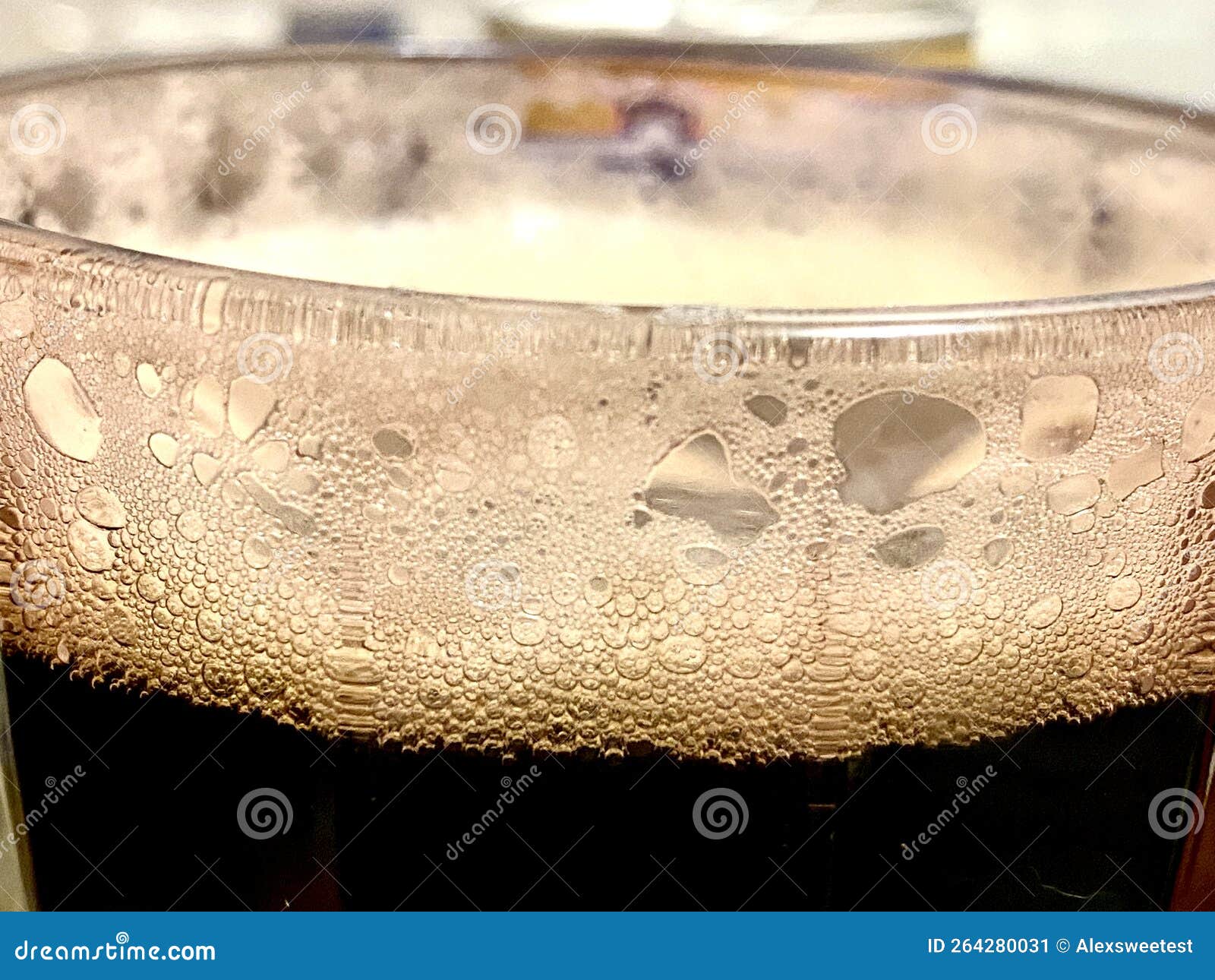 Beer foam stock image. Image of food, alcohol, accessory 264280031