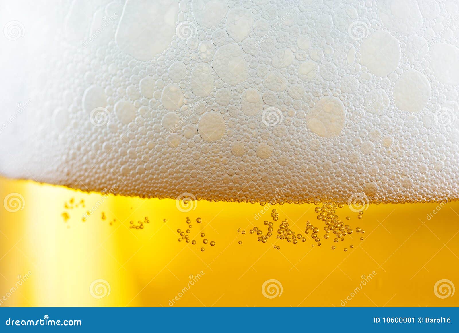 beer with froth