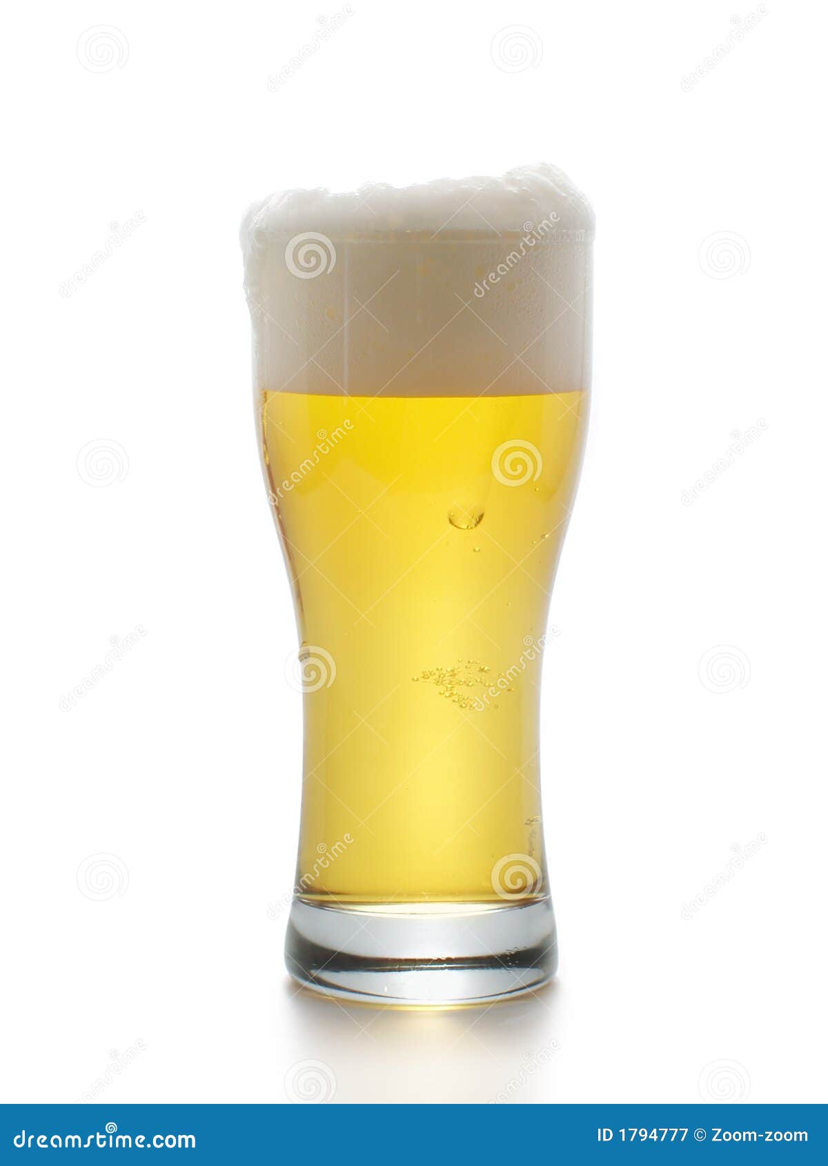 beer with froth