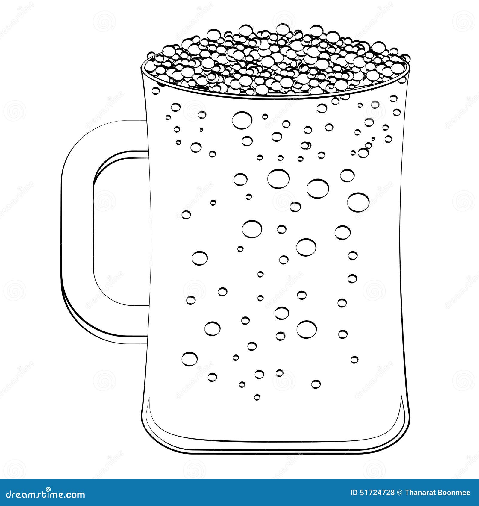 Beer Glass stock vector. Illustration of transparent 51724728