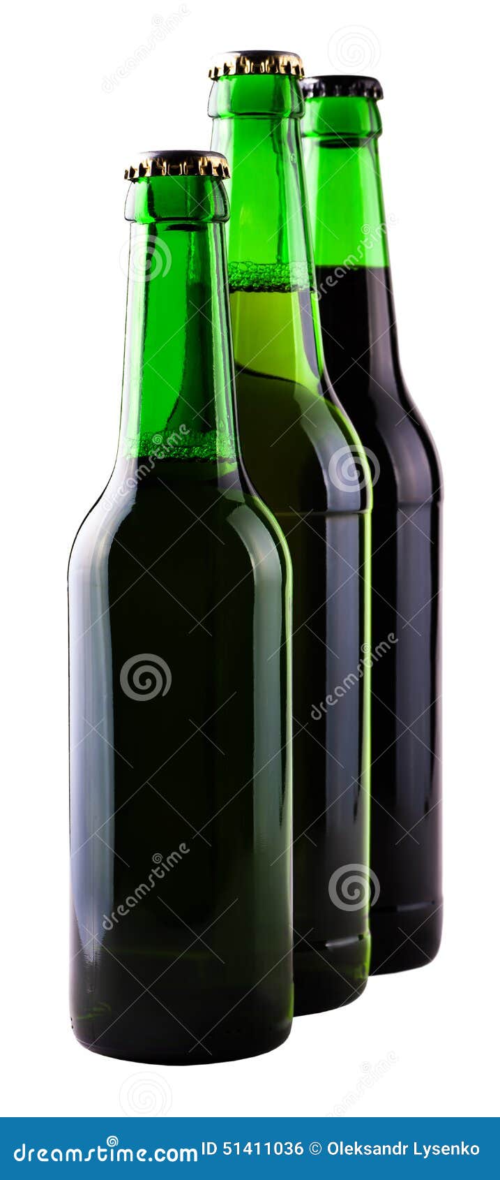Beer Glass Bottles Different Varieties Stock Photos Free & Royalty