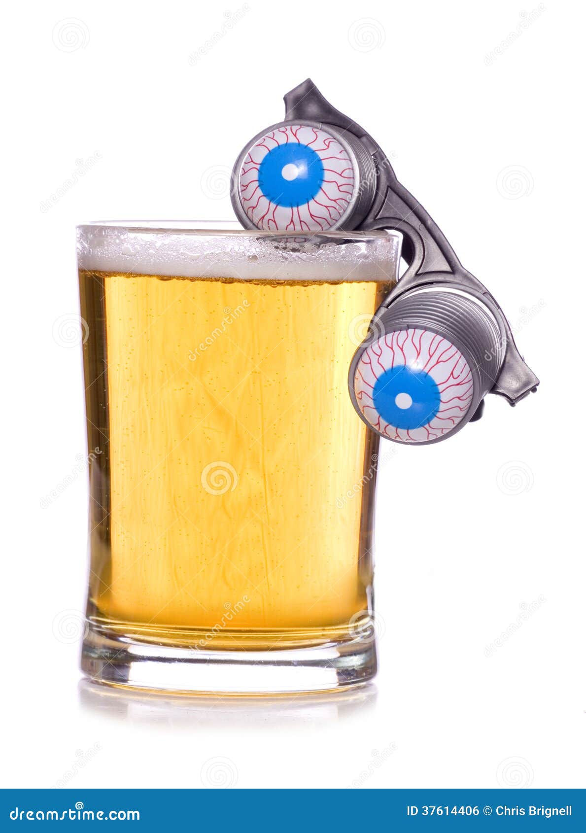 Beer goggles stock photo. Image of binge, glasses, cutout 37614406