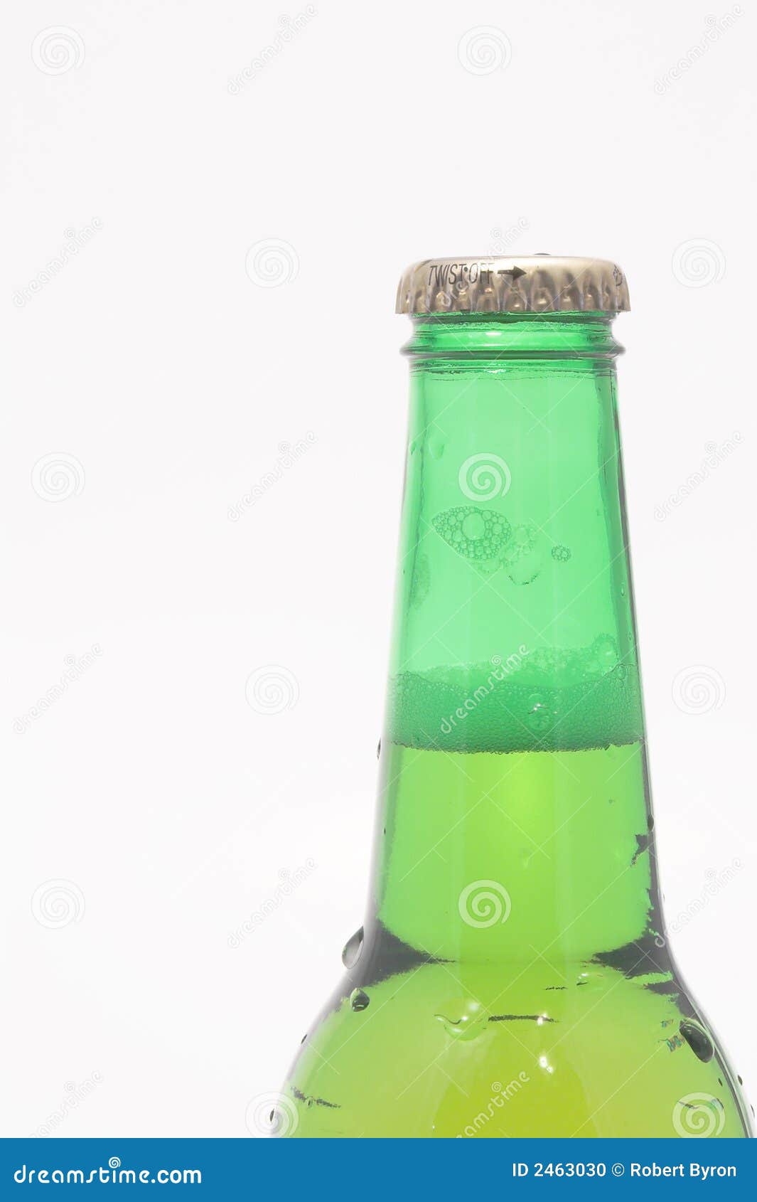 Beer in green bottle stock photo. Image of refreshment 2463030
