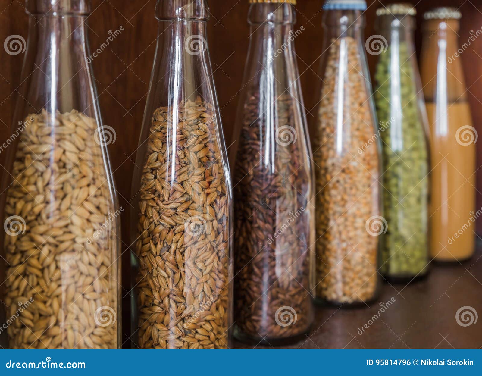 Beer Ingredients in Bottles Brewery at Belgium Editorial Photo Image of cans, barley 95814796