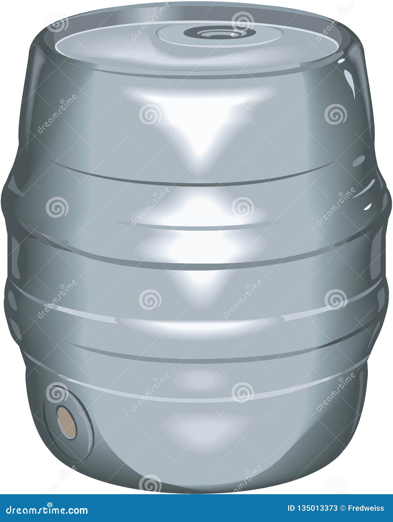 Beer Keg Vector Illustration Stock Vector Illustration of object, draught 135013373