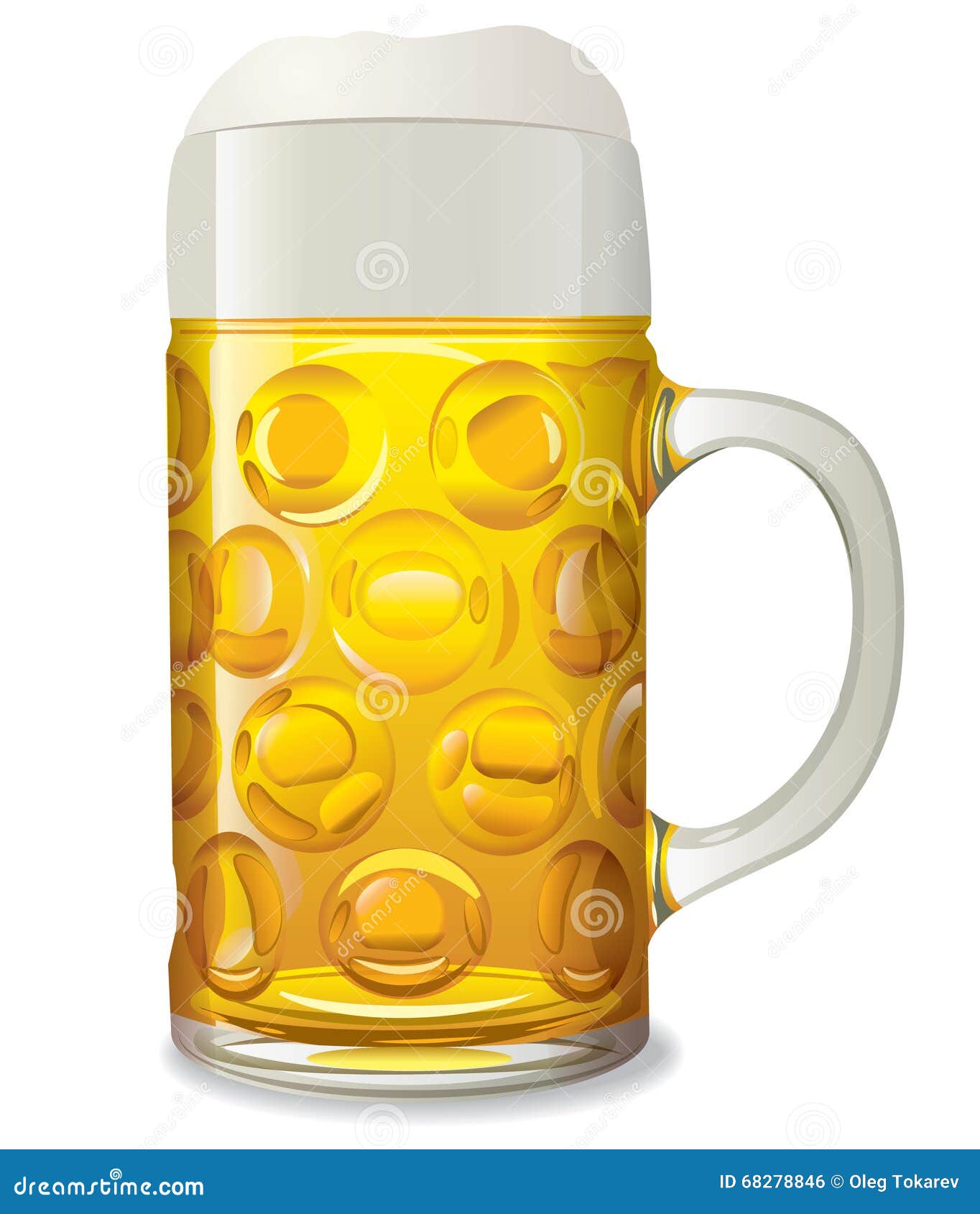 Beer mug stock illustration. Illustration of light, refreshment 68278846