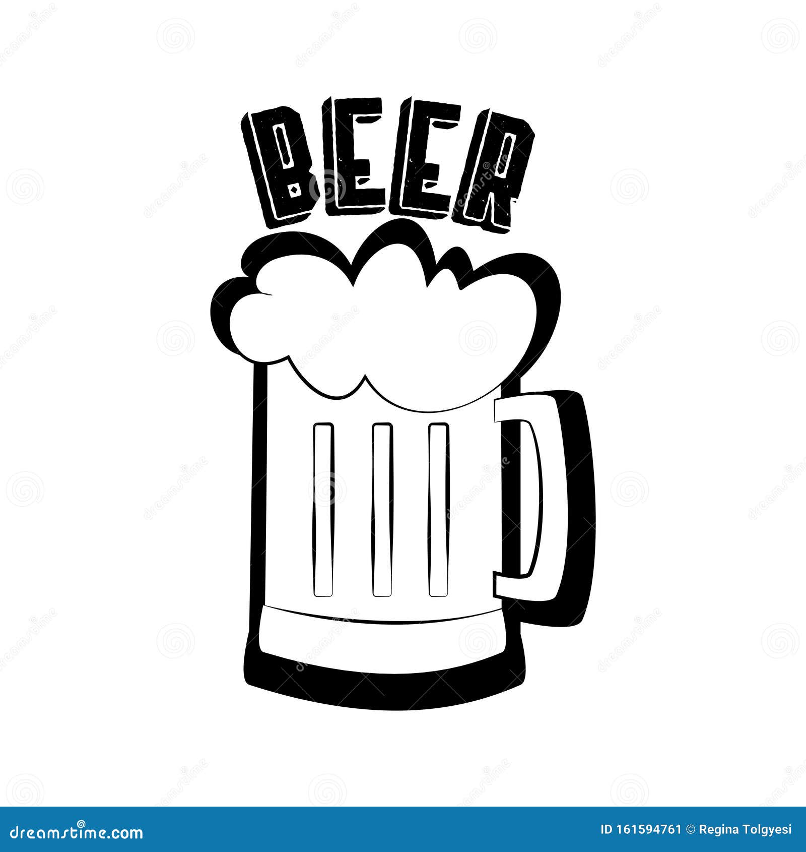 beer vector silhouette