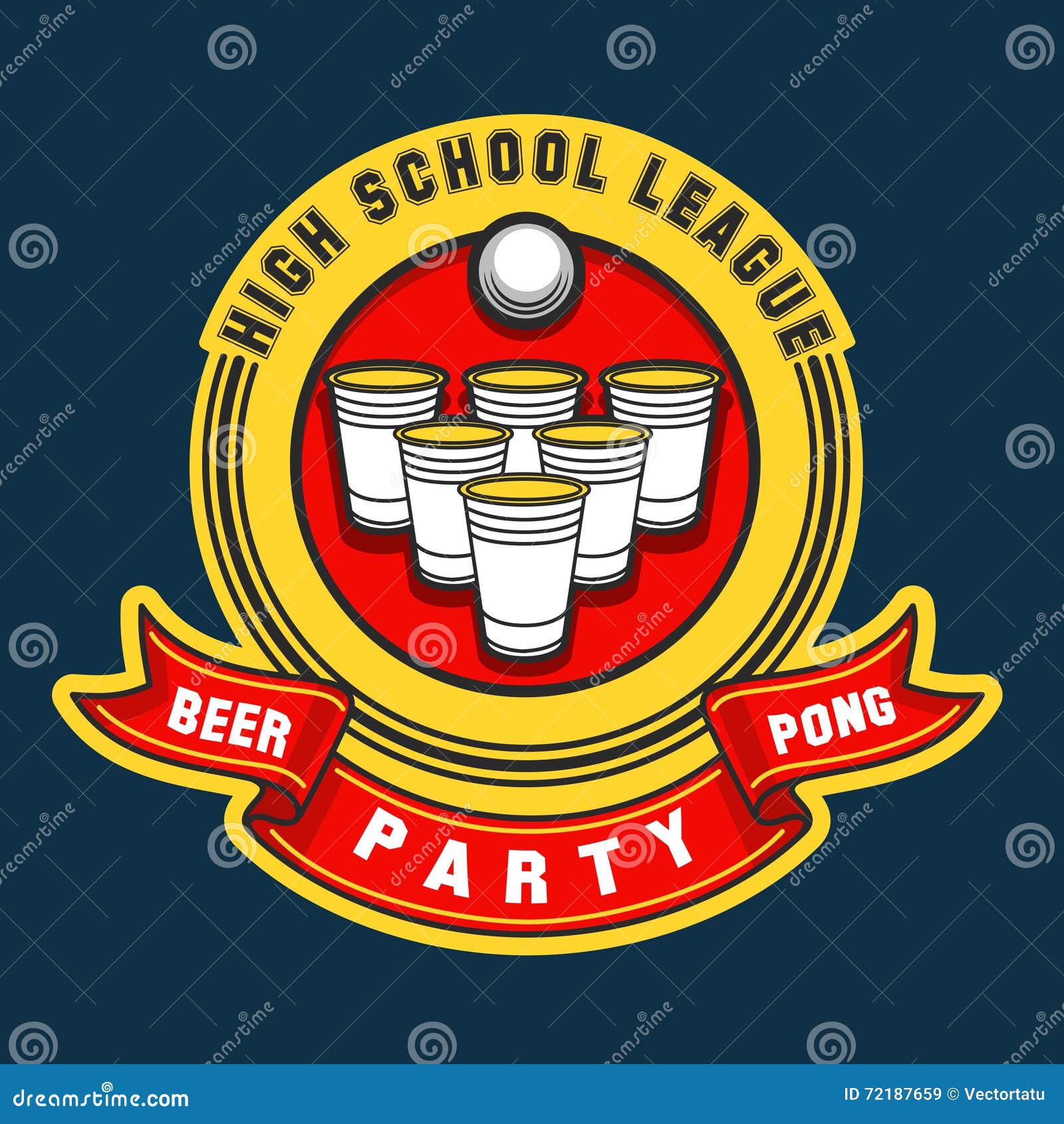 Beer Pong Champion Beer Label, beer pong 