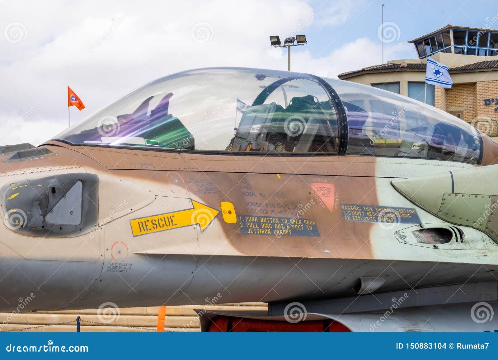 photo F16 Fighter Jet Cockpit https www dreamstime com beer sheva hatzerim israel may cockpit f fighting falcon fighter jet plane cockpit f fighting falcon fighter jet image150883104