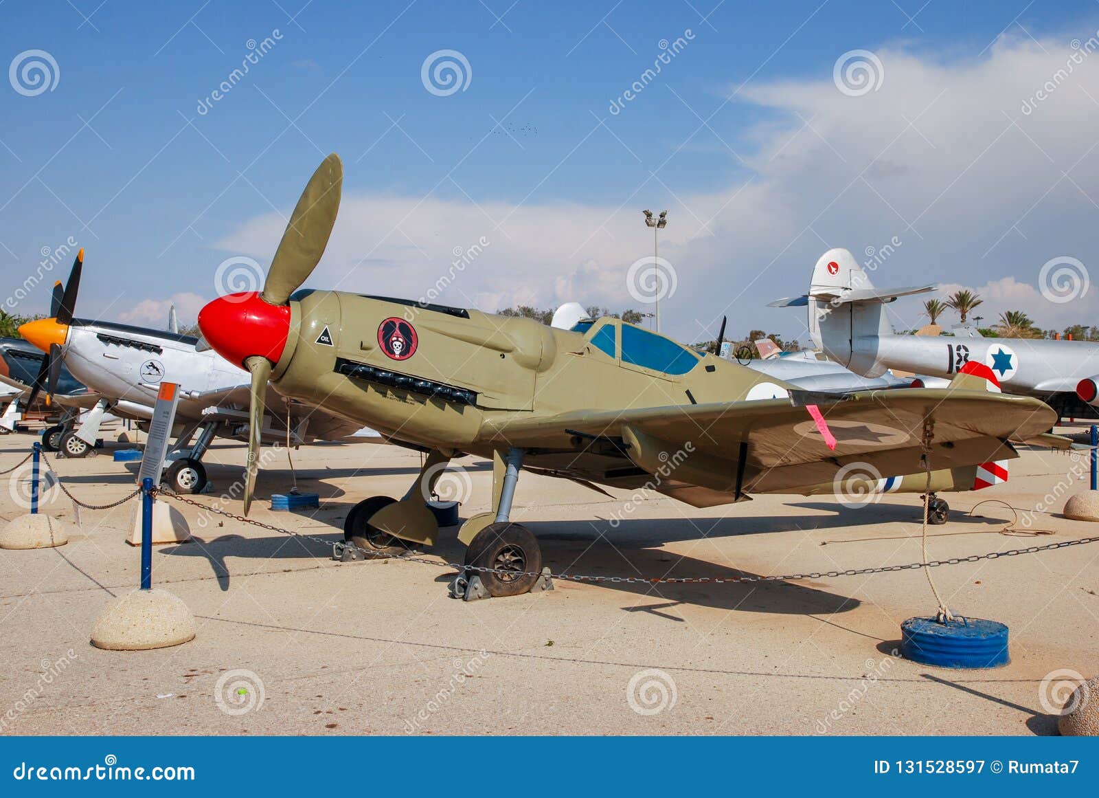 Vintage Aircraft Avia S-199 or Messerschmitt 109 Displayed at the ...