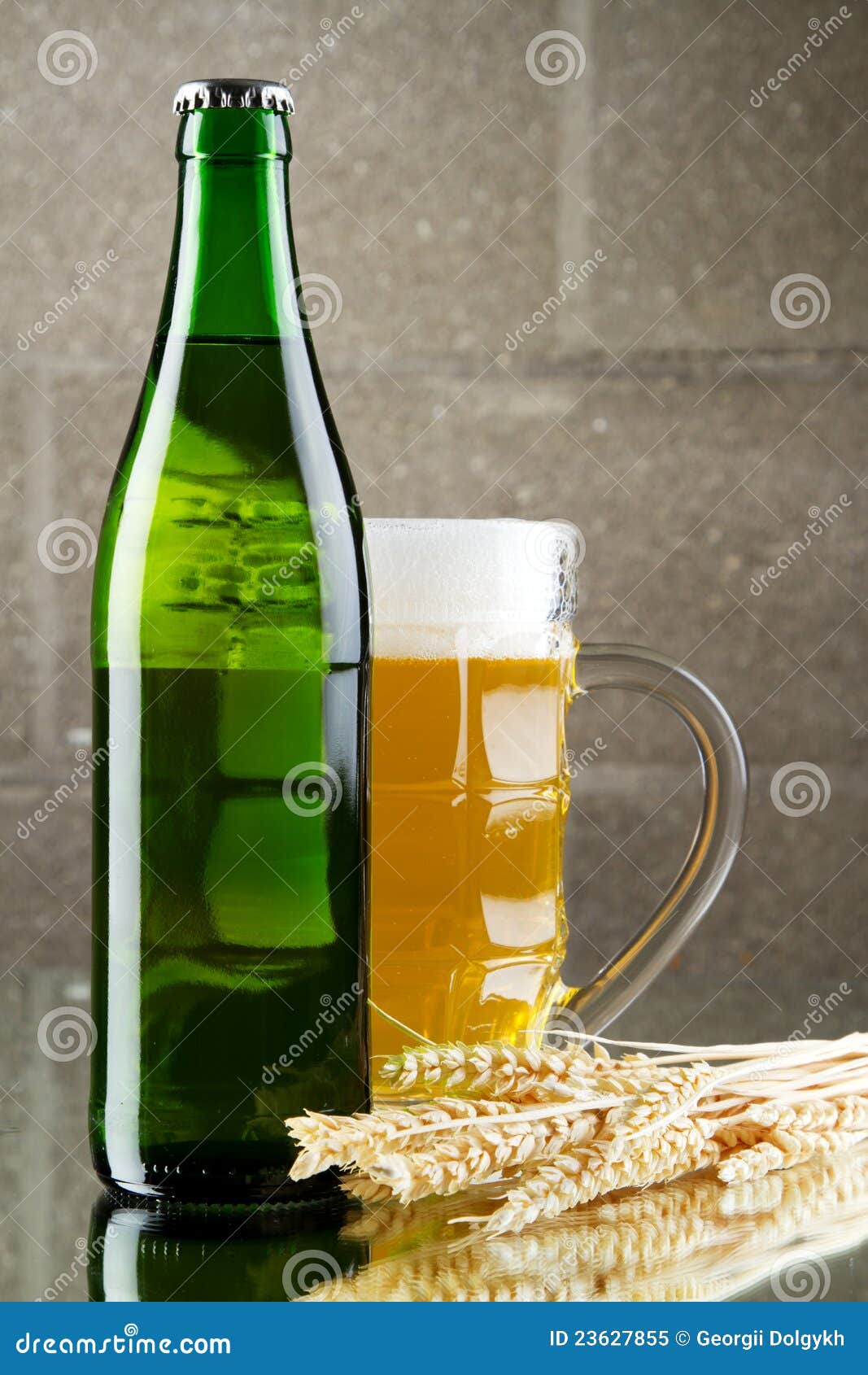 Beer still life stock image. Image of brick, foam, life 23627855