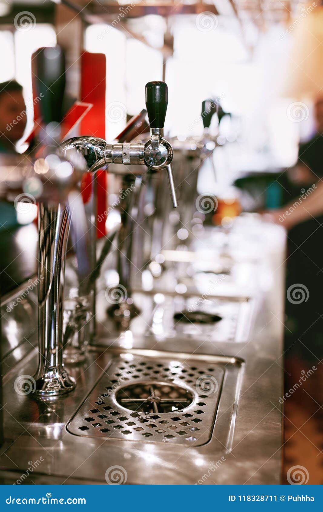 Beer Tap in Bar Pub stock image. Image of alcohol, taps 118328711
