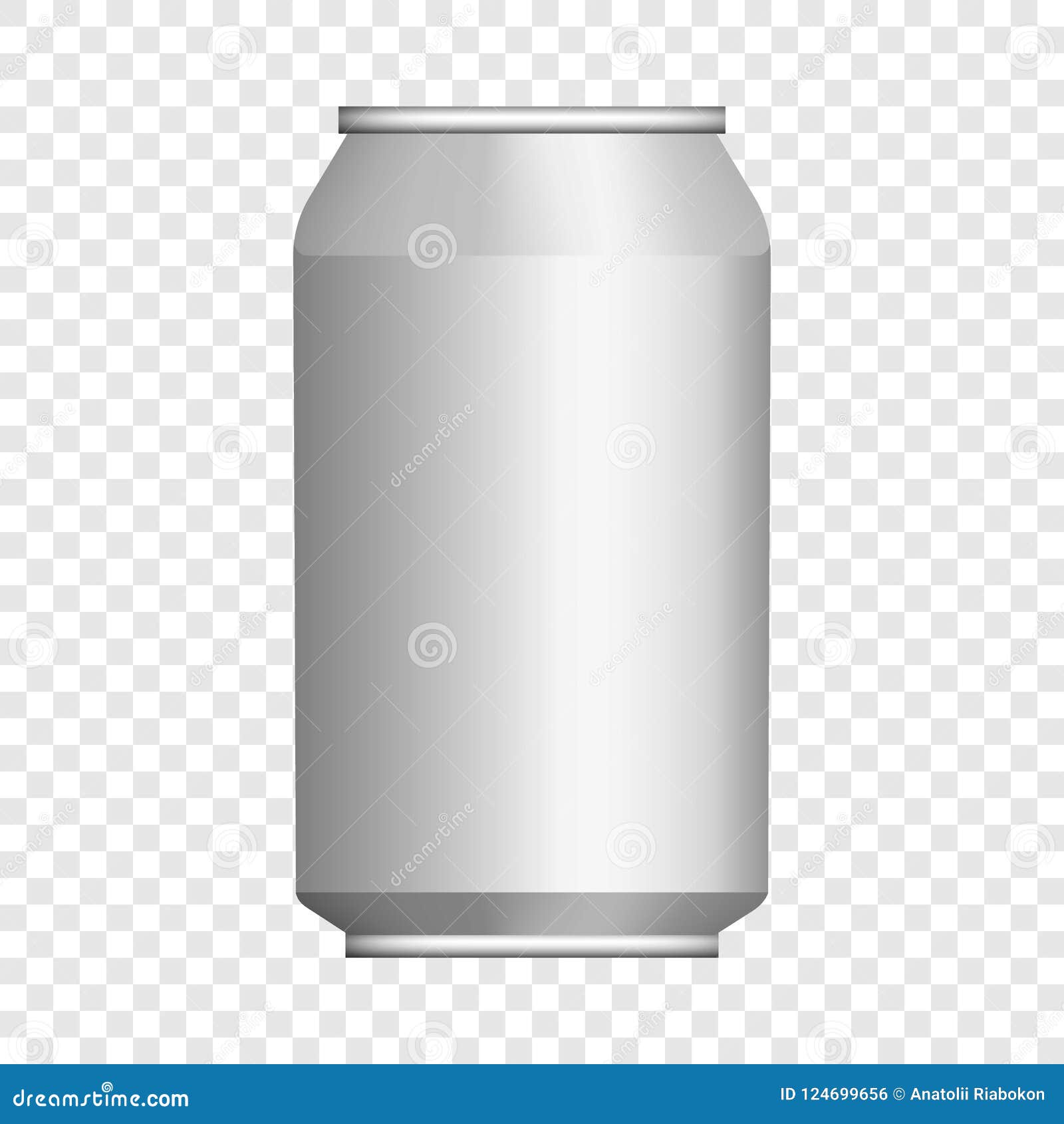 Beer Tin Can Mockup, Realistic Style Stock Illustration - Illustration ...