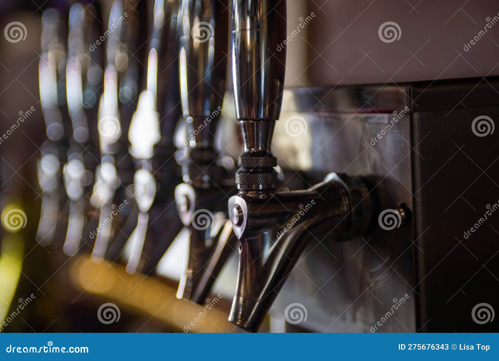 Beer or Wine Taps stock image. Image of unlabeled, wine 275676343