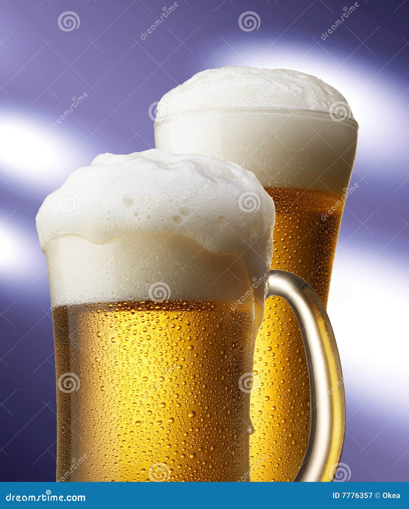 Beers in mug and glass stock image. Image of glass, celebration 7776357