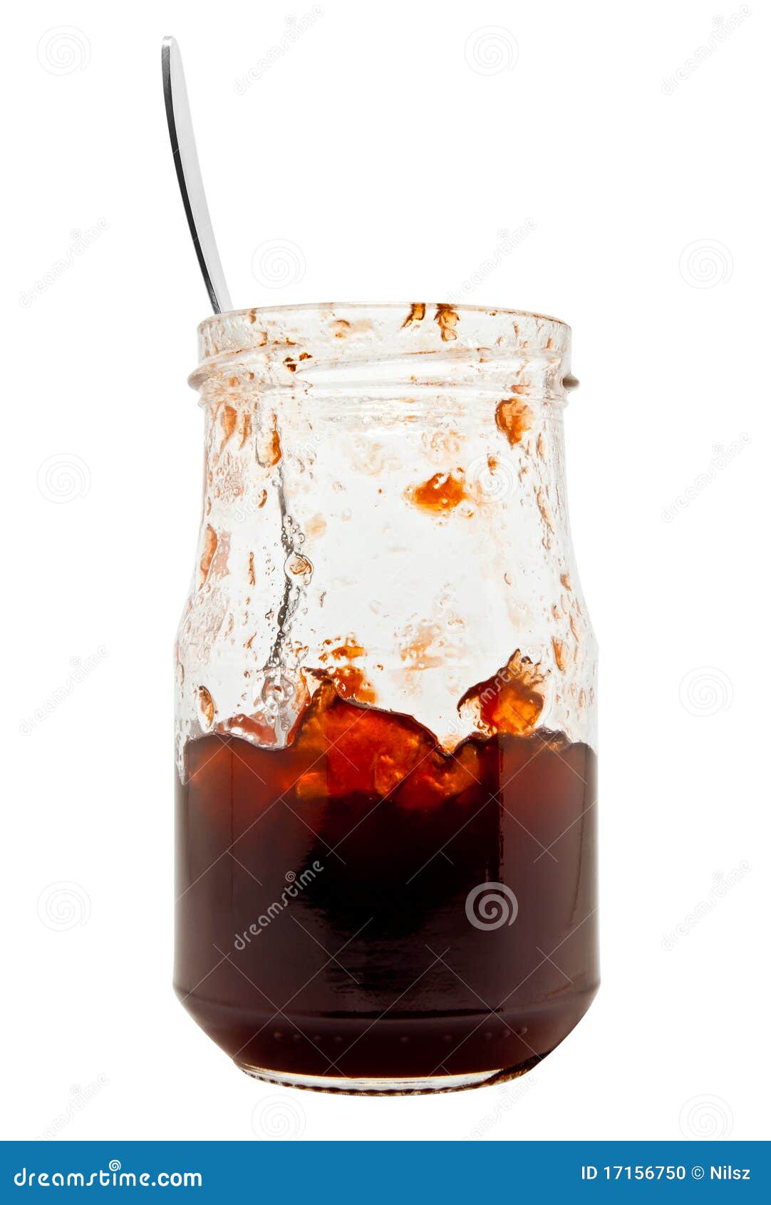 Download Beery Jam Jar Half Full Stock Photo Image Of Glass Preserve 17156750 Yellowimages Mockups