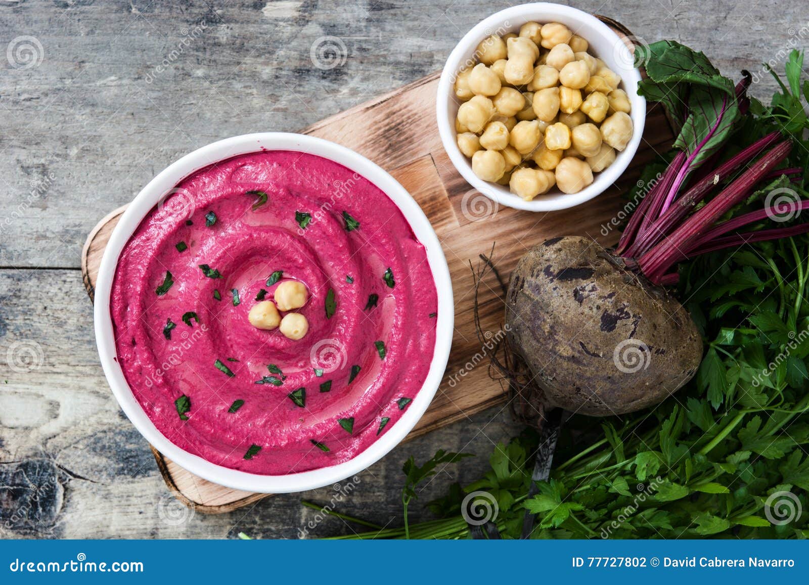 Beet hummus in a bowl stock photo. Image of hummus, greek 77727802