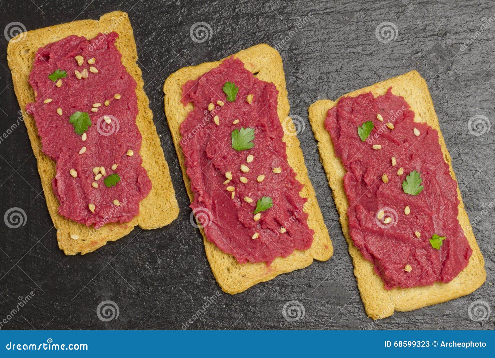 Beet hummus stock image. Image of bread, bowl, arabic 68599323