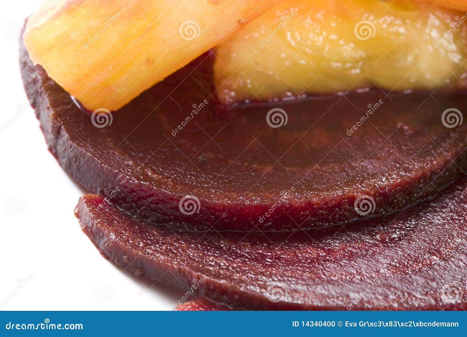 Beetroot Pineapple Salad stock photo. Image of meal, south 14340400