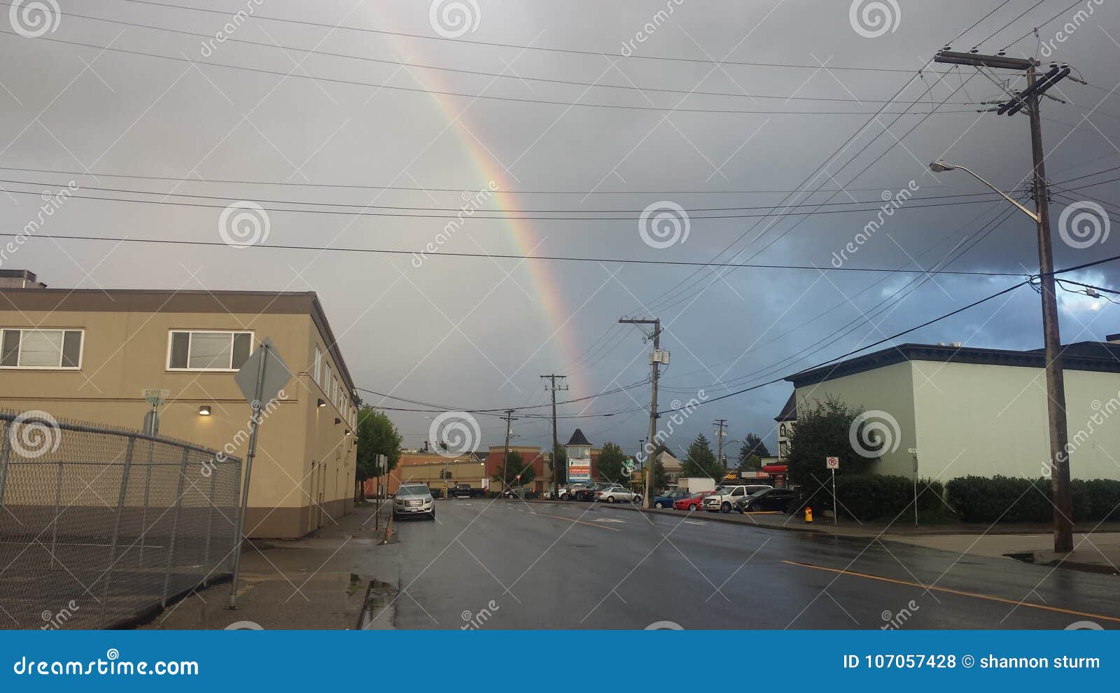Rainbow Beginning and End of Editorial Stock Photo Image of weather