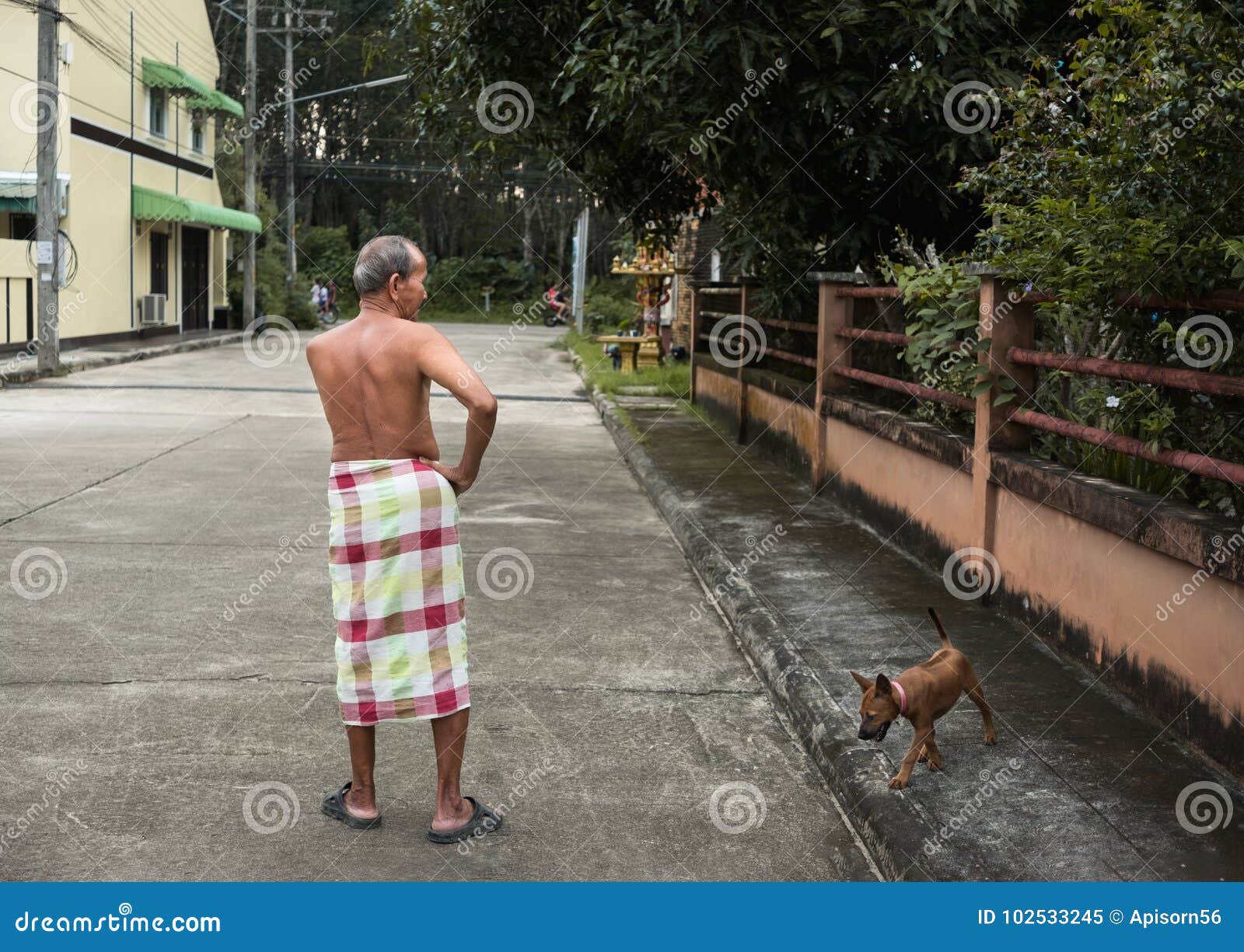 Thai Naked Old Man