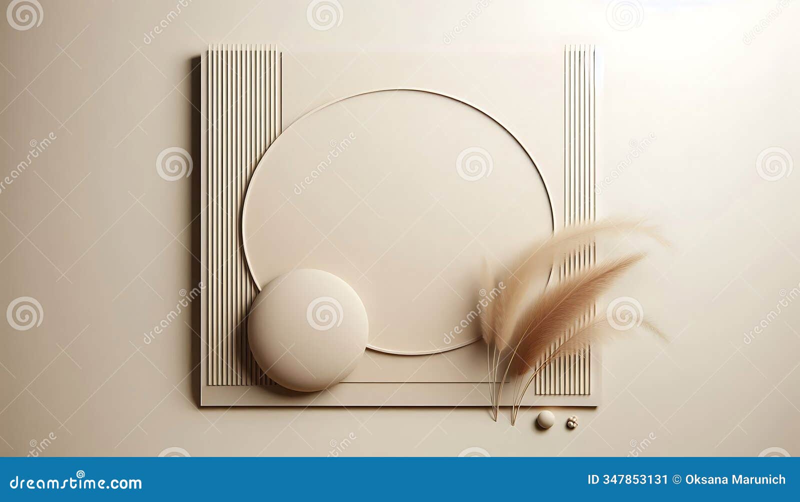 beige background with light stripes, minimalistic and elegant mockup surface, refined  with texture