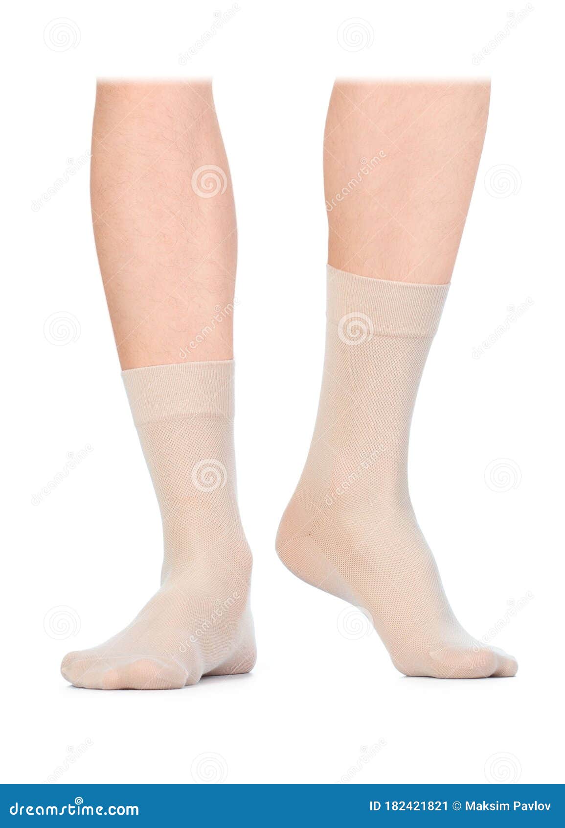Download Beige Color Short Mini Socks Mockup For Design Isolated On ...
