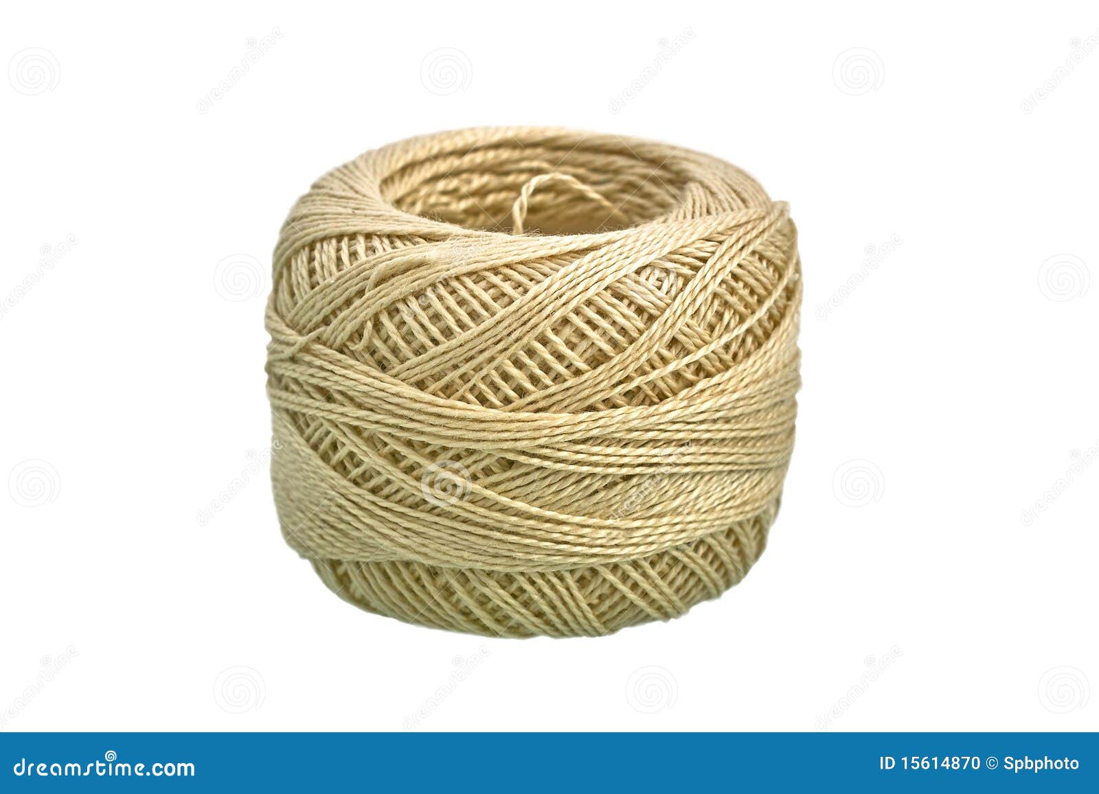Beige cotton yarn stock photo. Image of cord, abstract - 15614870