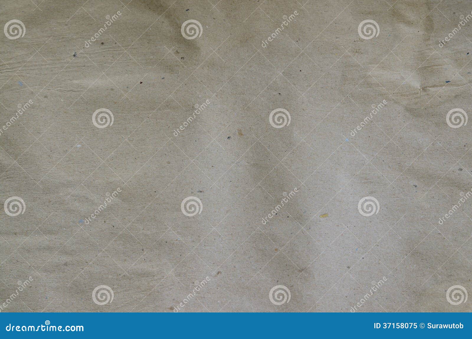 The Old Beige Crumpled Wrapping Paper, The Texture Of Kraft Paper Stock