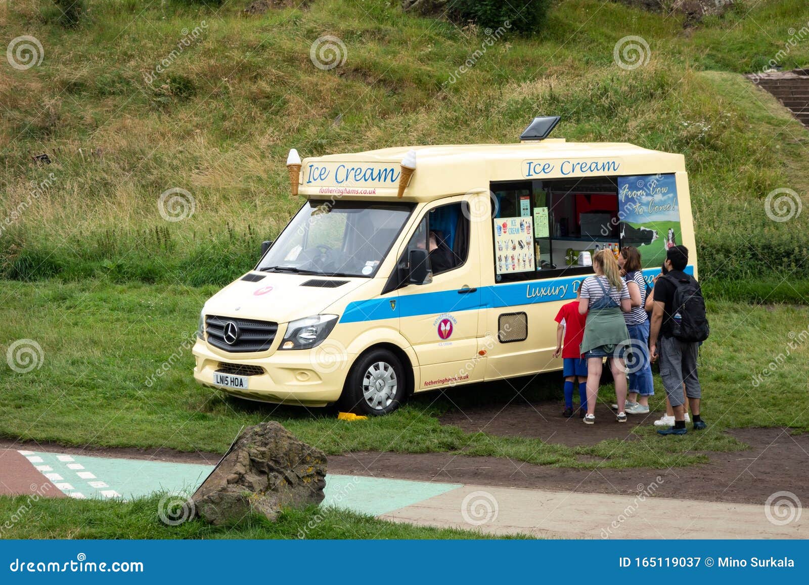 mercedes benz ice cream van