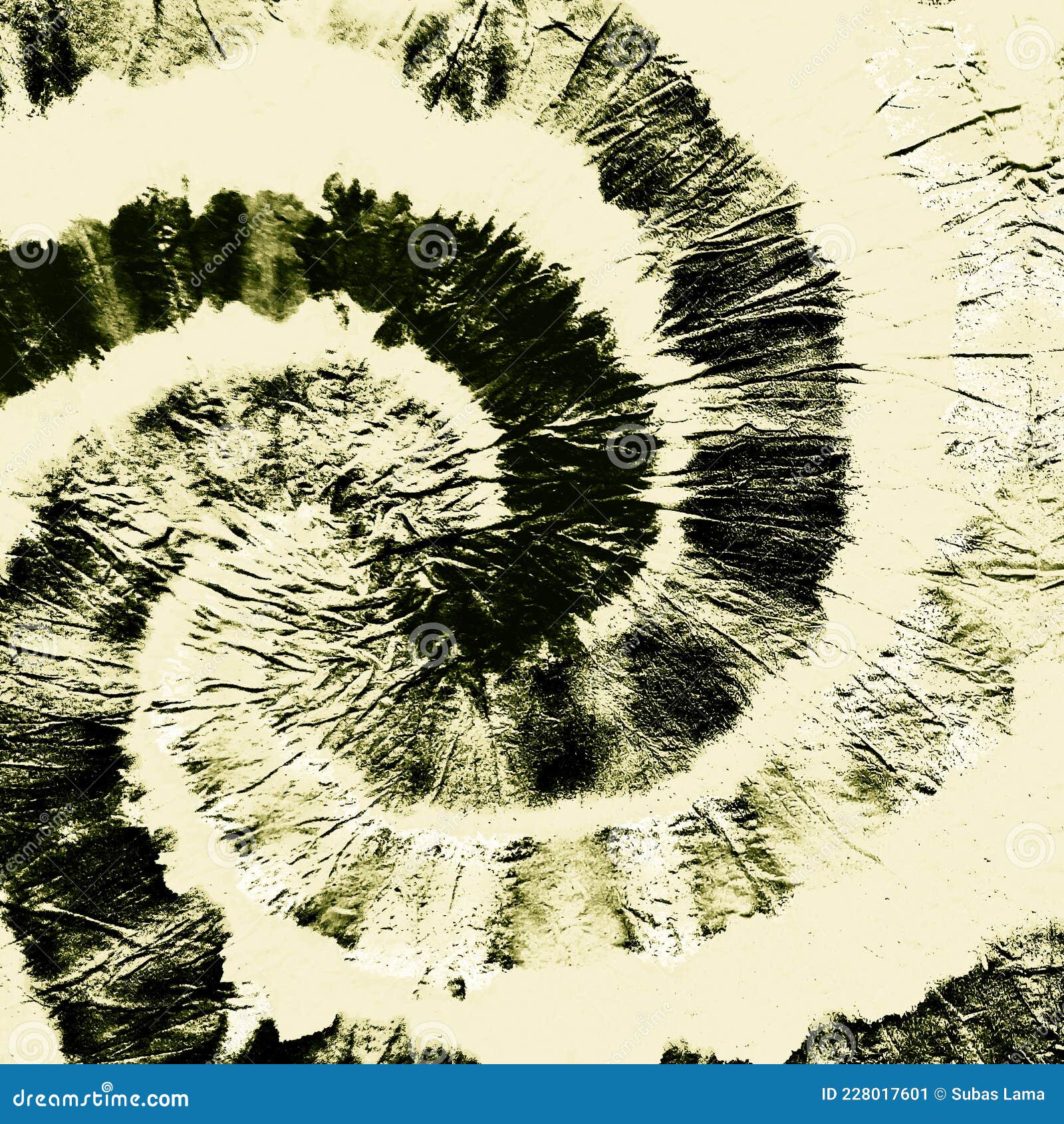beige spiral tie dye shibori. yellow swirl watercolor painting. vintage rough art print. beaver brushed graffiti. dirty background
