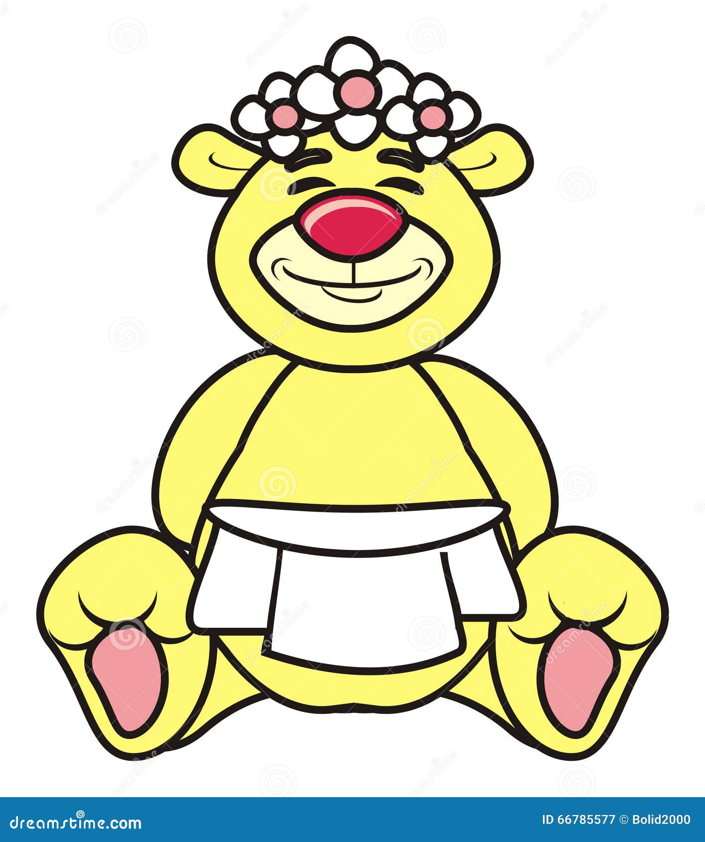 Beige teddy bear groom stock illustration. Illustration of soft 66785577