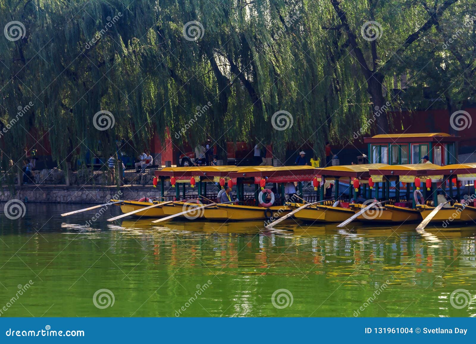 Buddha Thai Temple With A Rowing Boat Free Template Ppt Premium