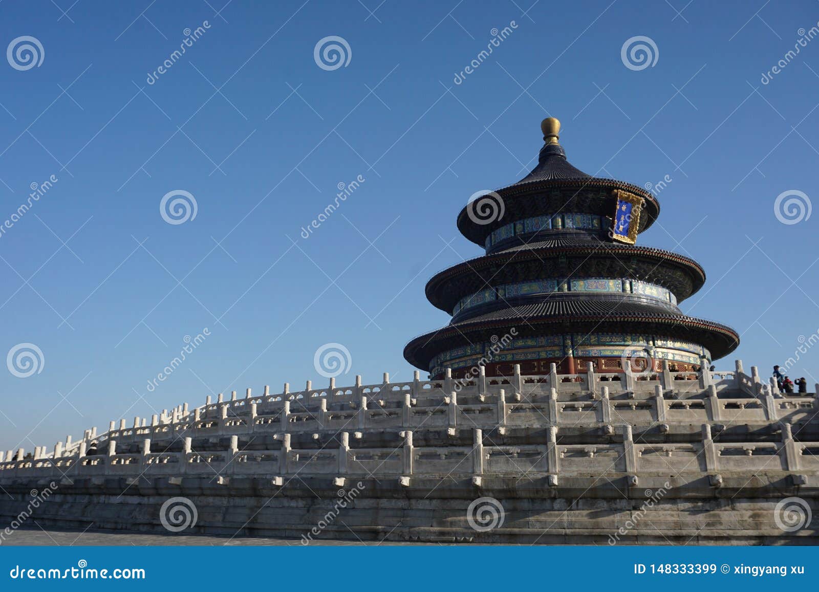 Beijing tiantang stock image. Image of temple, china - 148333399