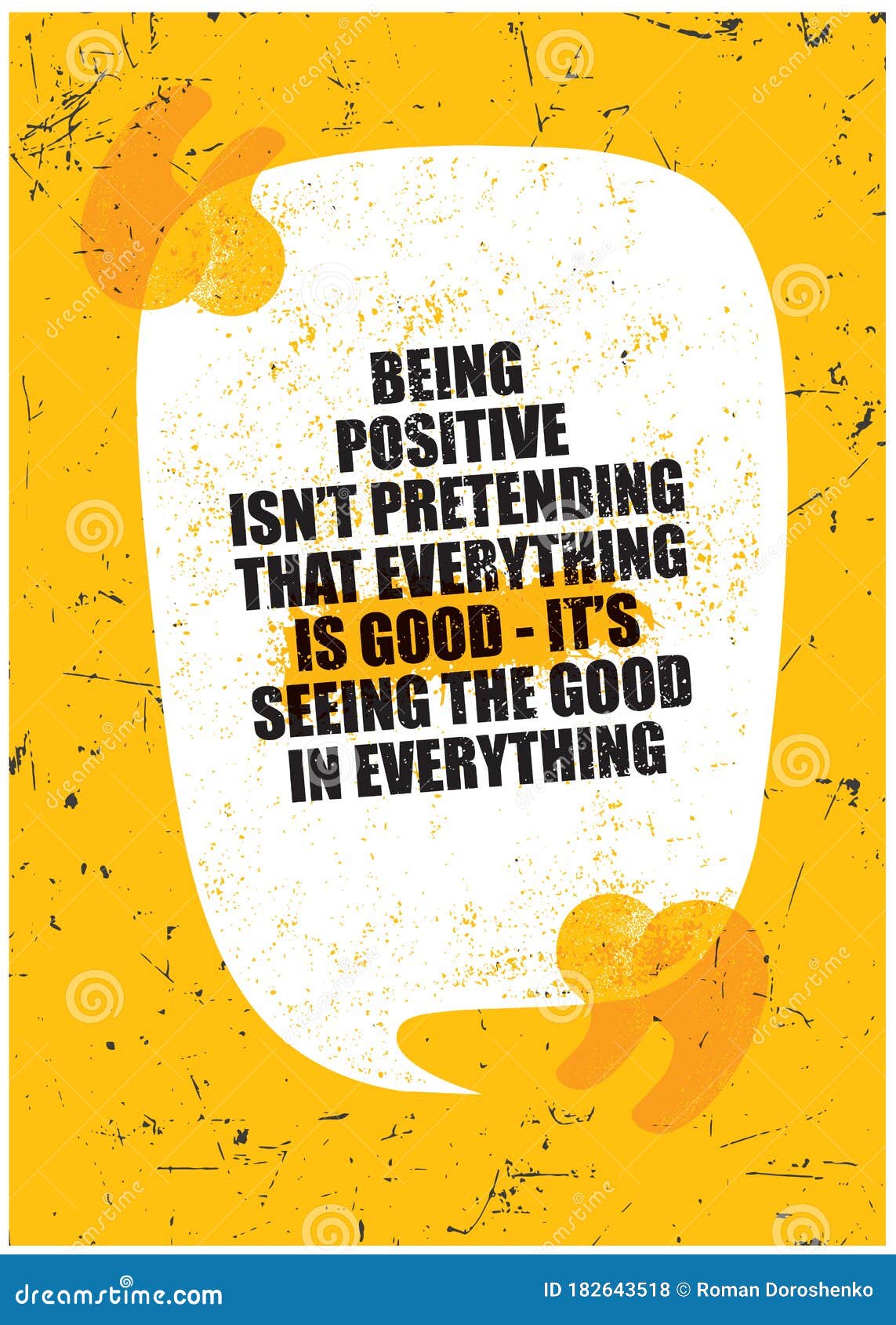 Being Positive doesn't mean pretending things are good all the