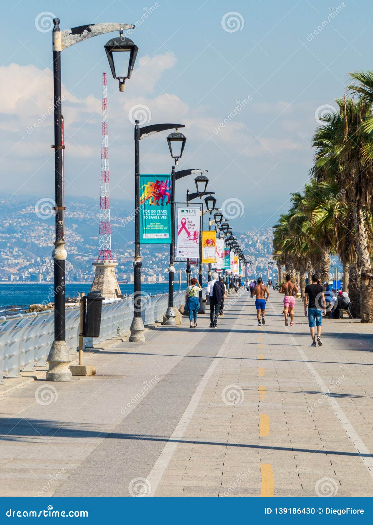 Corniche Promenade, Beirut, Lebanon Editorial Image - Image of promenade, jogging: 139186430 Corniche Promenade, Beirut, Lebanon Editorial Image - Image of promenade, jogging: 139186430