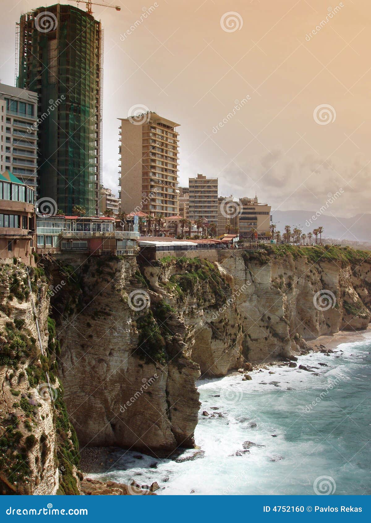 beirut shoreline - lebanon