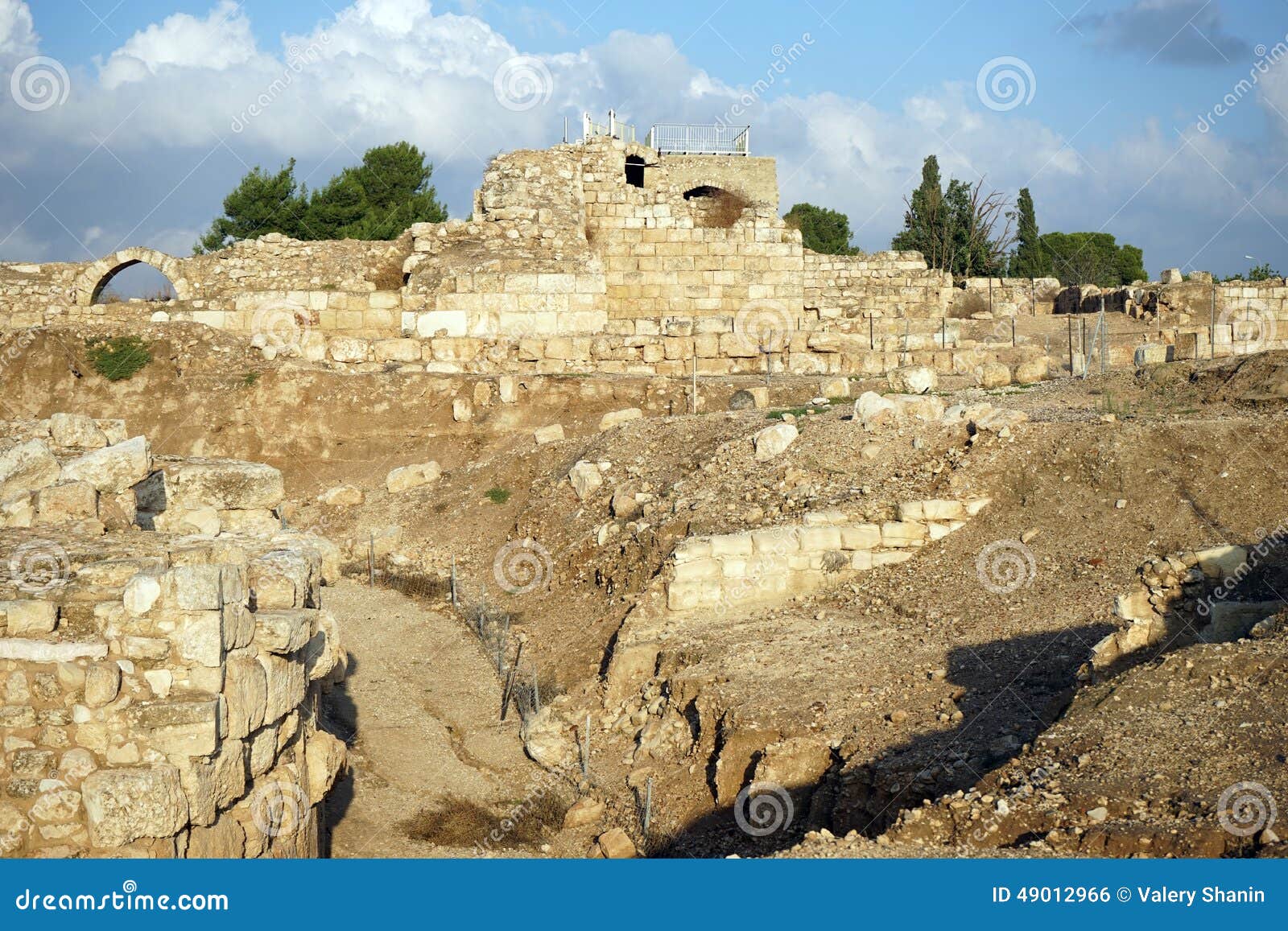 Antyczne ruiny w Beit Guvrin w Izrael