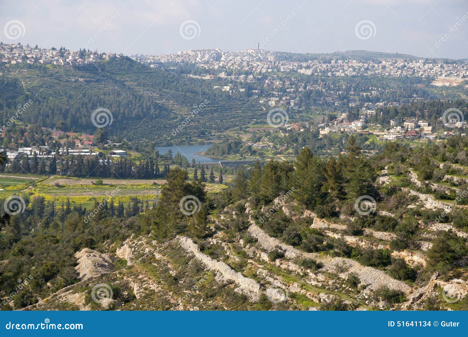 Beit Zayit, Jerusalem. View of Beit Zayit Reservoir