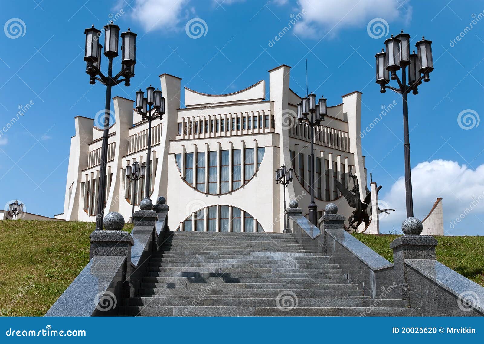 belarus grodno cityscape the famouse theater