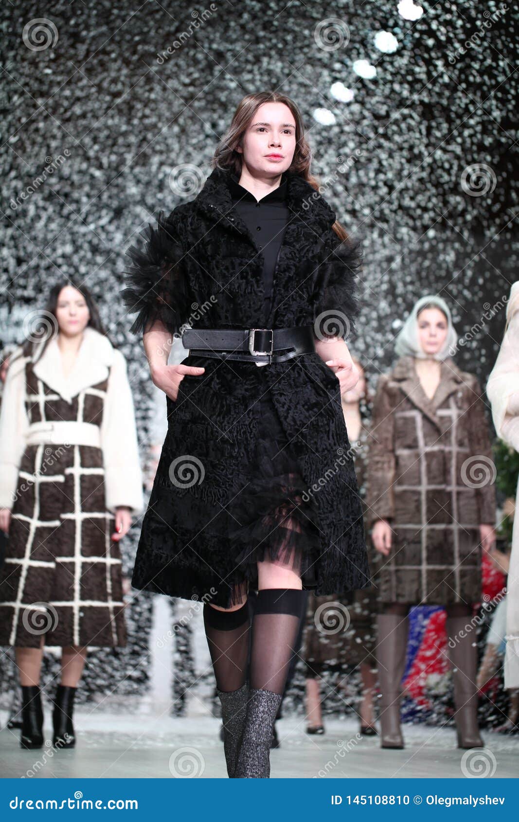 Belarus, Minsk, April, 13, 2019. Fashion Show of Belarusian Designers ...